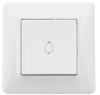 Выключатель самовозвратный звонкового типа, 10А, 220-250V (белый) 0