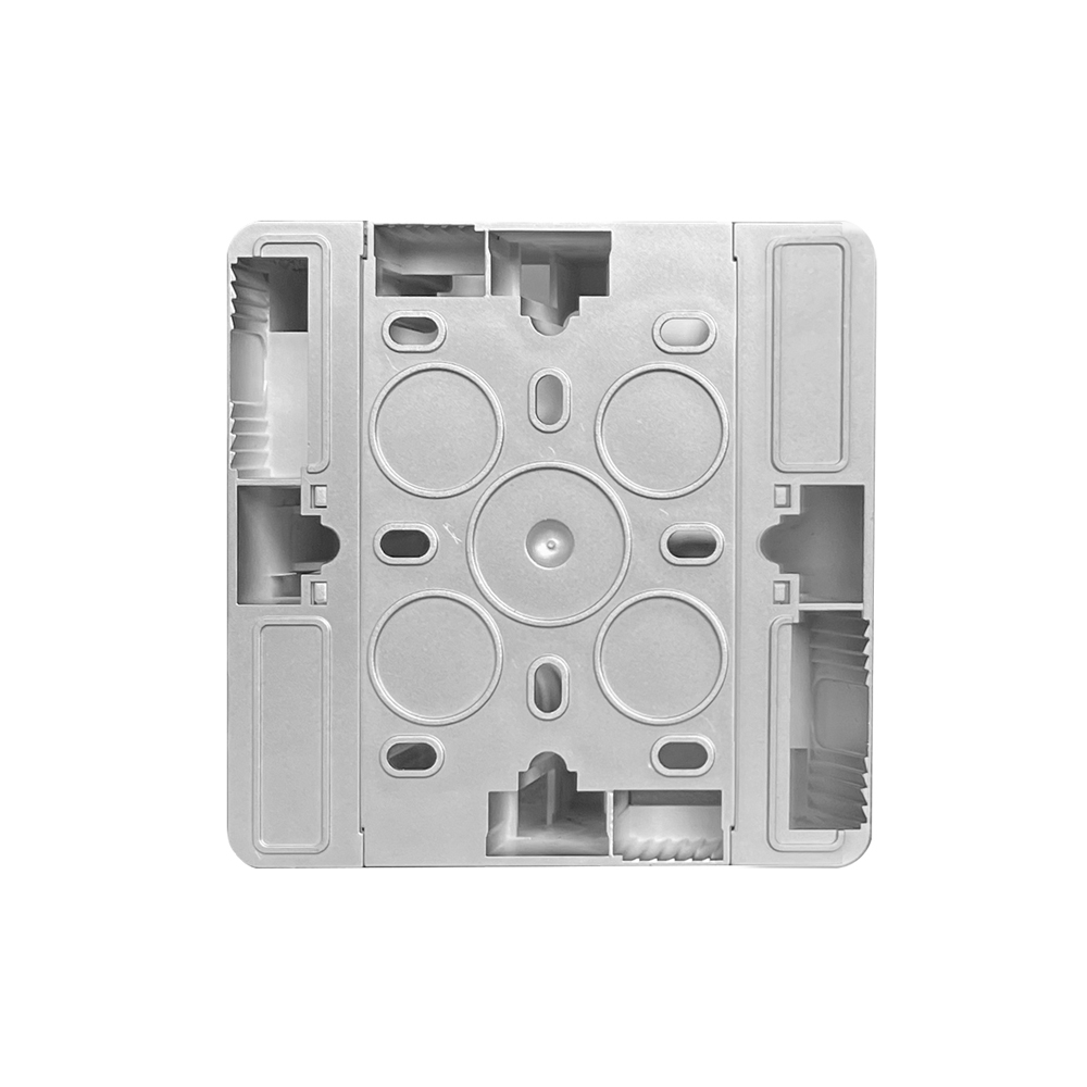 Коробка накладная квадратная на 1 пост, 86х86 (серебристый) 0