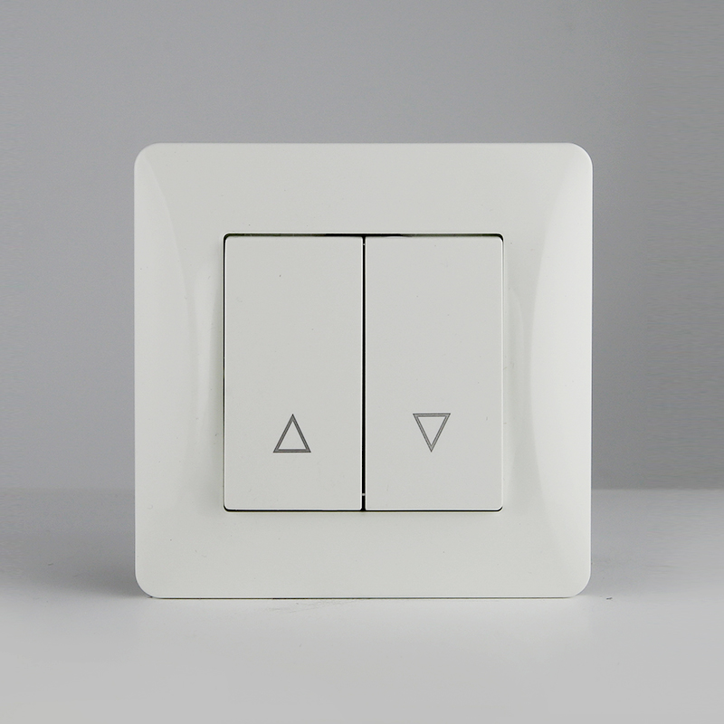 Выключатель управления жалюзи, 10А, 220-250V (белый) 0