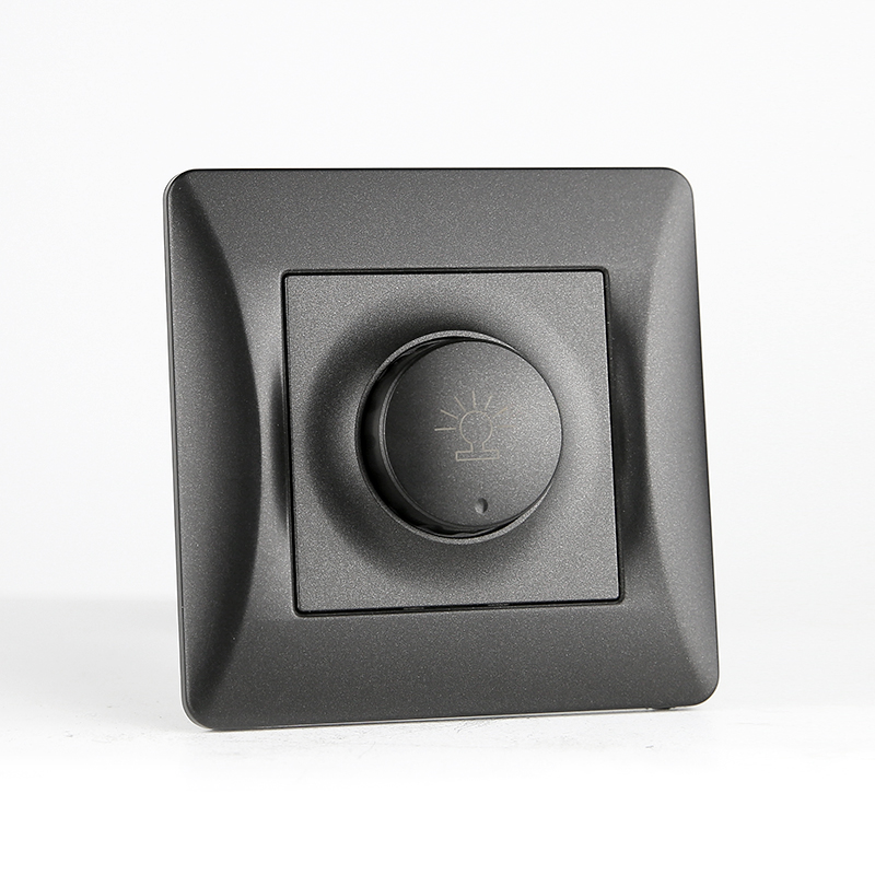 Светорегулятор поворотный (диммер), 125-250V, 500W (антрацит) 0