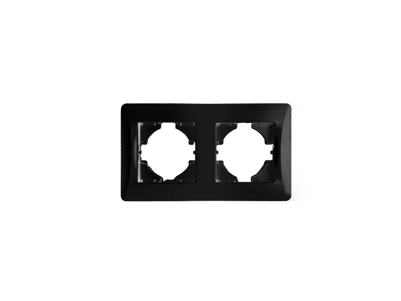 Рамка 2 поста (антрацит) серия BW 0