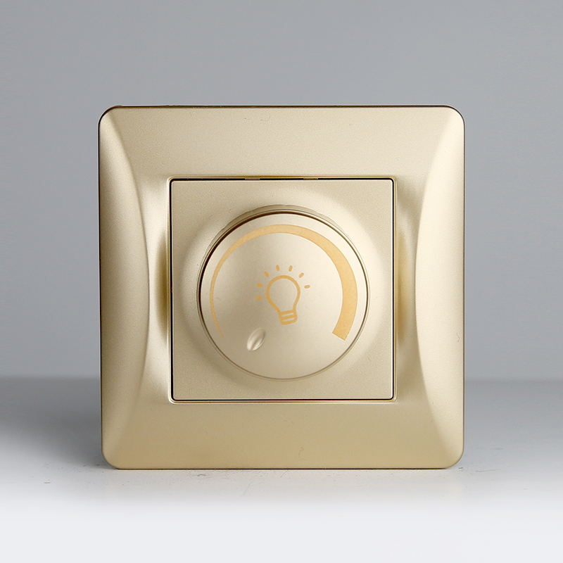 Светорегулятор поворотный (диммер) для светодиодных ламп, 125-250V, 200W (песочный) 0