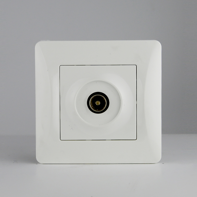 TV розетка одиночная (белый) 0