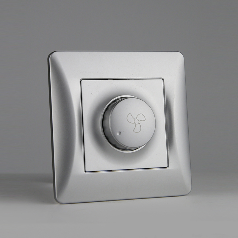 Регулятор скорости вентилятора поворотный, 220-250V, 300VA (серебристый) 0