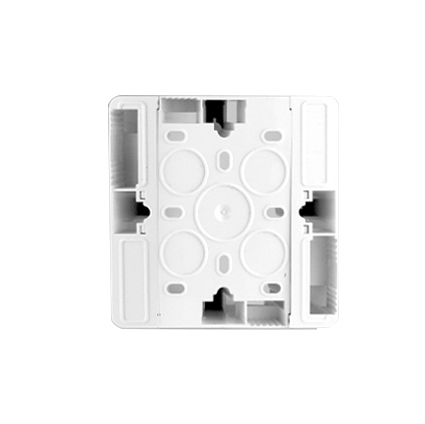 Коробка накладная квадратная на 1 пост, 86х86 (белый) 0